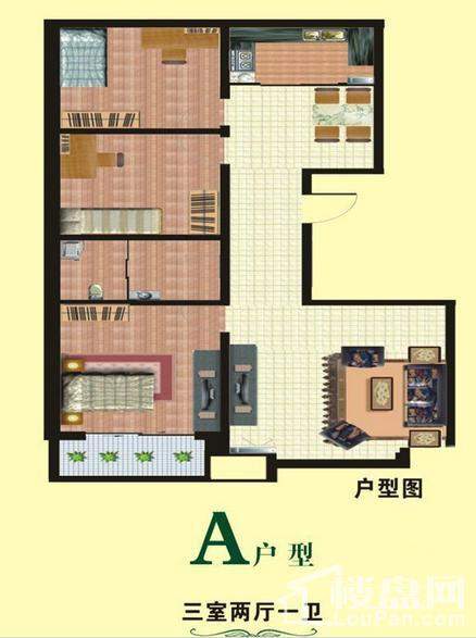 涞水西苑华庭户型图图片