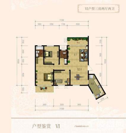 长房天翼未来城6号户型