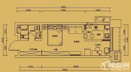 大财门格调公寓21-23层户型