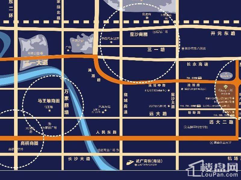 昌和商业中心区位交通图