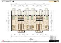 10建筑篇联排一层平面图