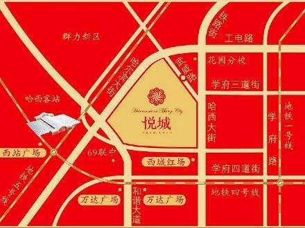 悦城商铺位置图