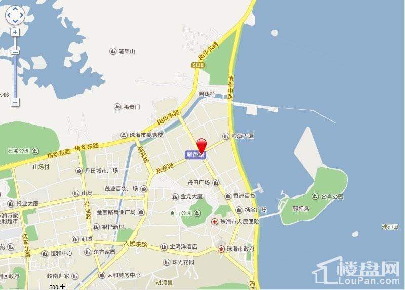 珠海泉福豪庭位置图
