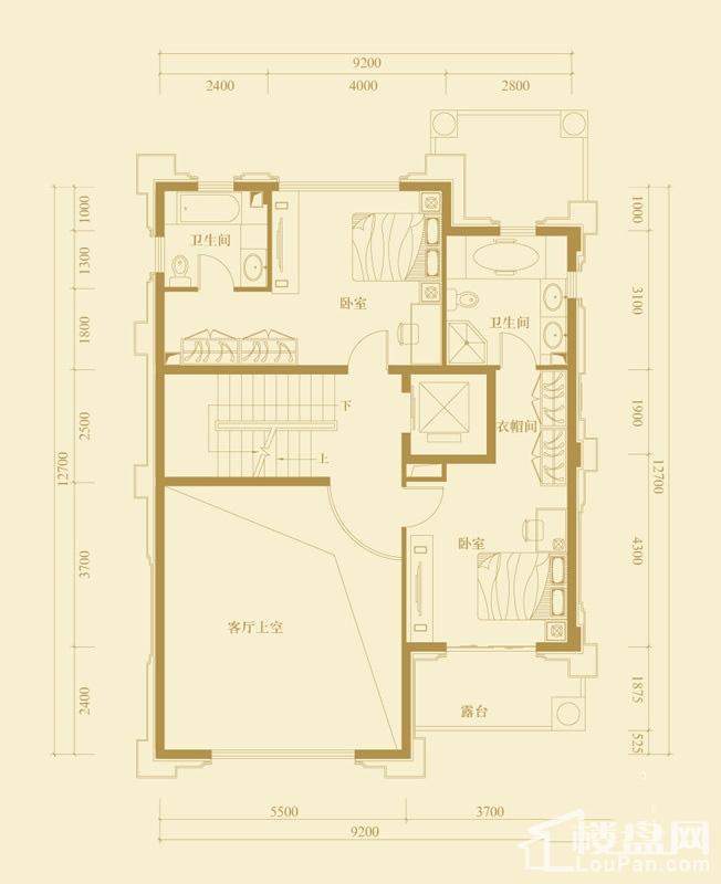 伯爵城堡380户型二层