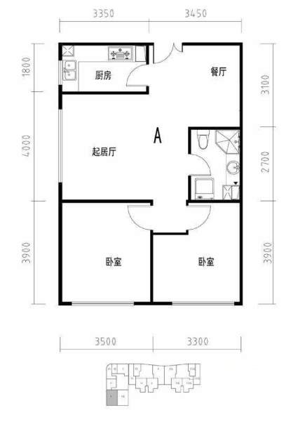 13号楼A户型