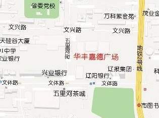 华丰嘉德广场商铺位置图