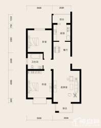 高层标准层A1户型