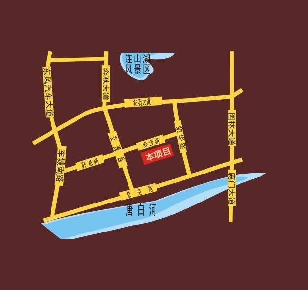 荣华·卧龙公馆位置图