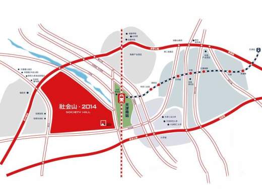 社会山2014位置图