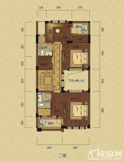 排屋P3户型二层