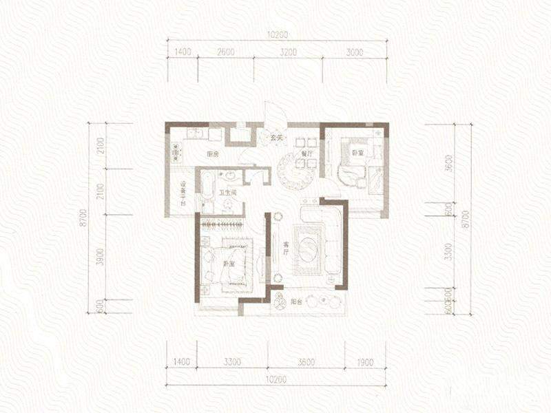 宽景公寓B户型