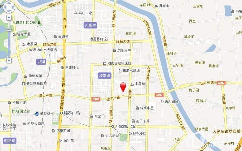 汇城尚东区位地图