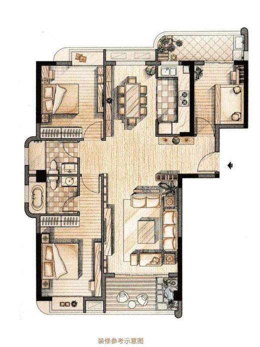 新景华府国际户型图