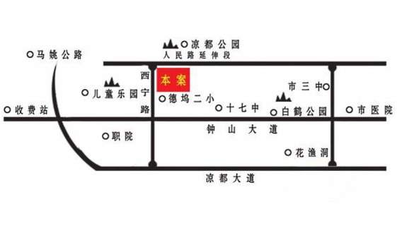 聚福新城位置图