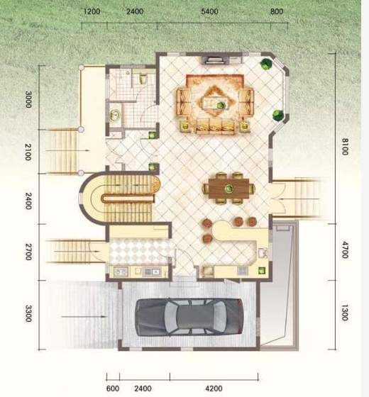 华堂高尔夫庄园户型图