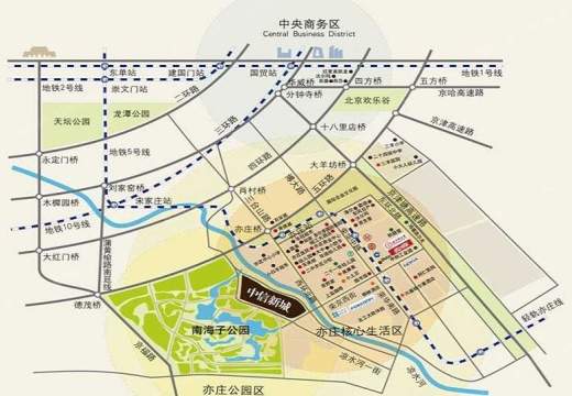 中信新城位置图