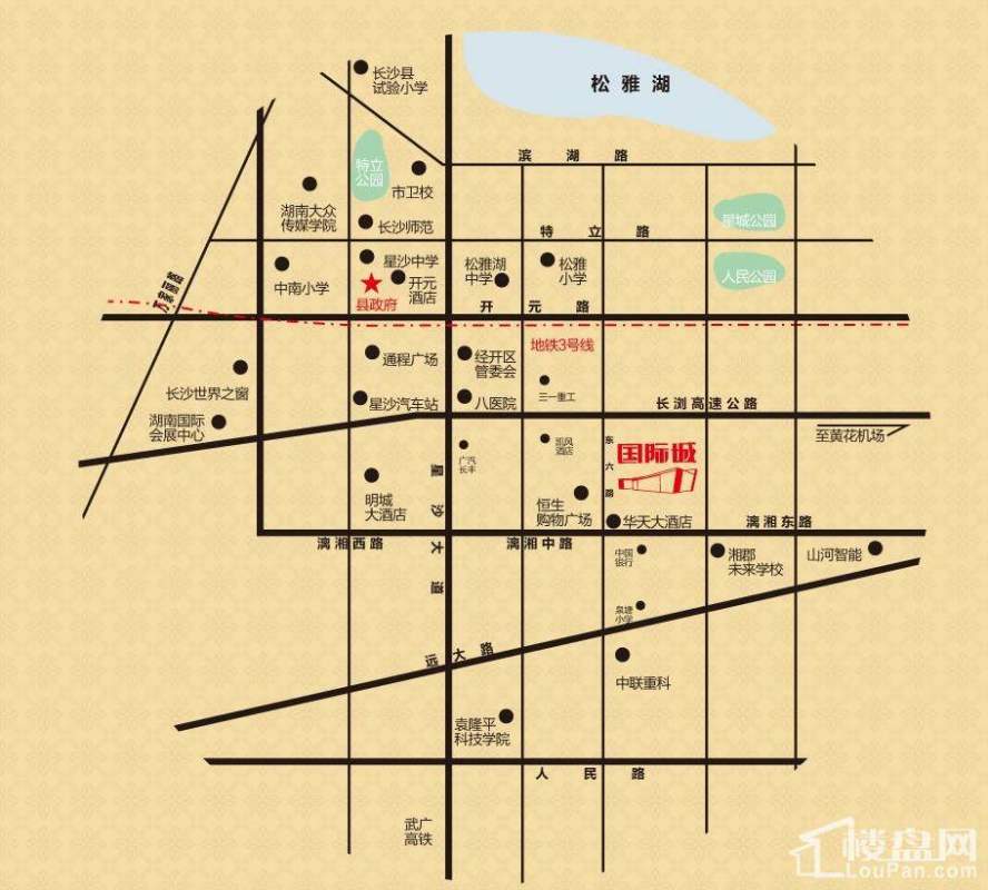 中国铁建国际城区位图