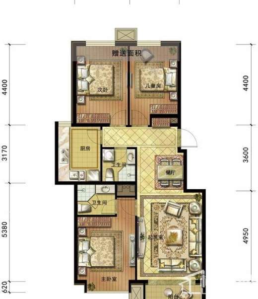 北京城建海梓府户型图