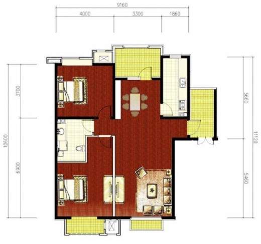 绿缇香廊户型图