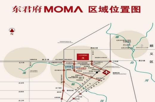 MOMA万万树(东君府MOMA)位置图