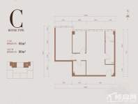 公寓C户型户型图