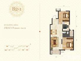 二期高层标准层b2-1-01户型