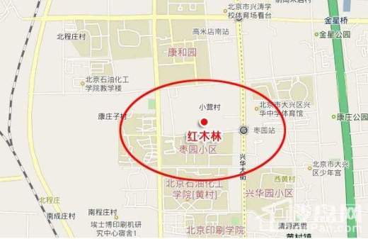 北京城建红木林位置图