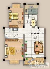 静安新天地D1B1户型 