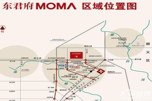 东君府MOMA 位置图