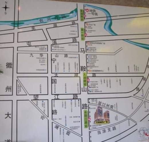 万振城市广场商铺位置图