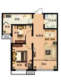 一期泰悦经典10、欣园6#标准层F户型