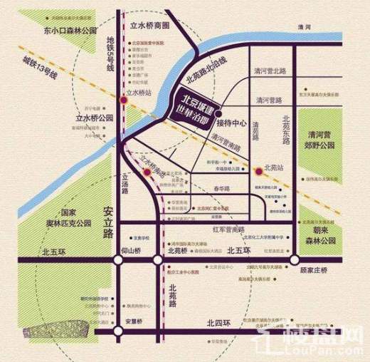 北京城建世华泊郡位置图