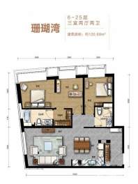 二期3号楼6-25层04户型