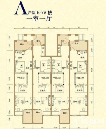 一期6-7#楼二层A户型