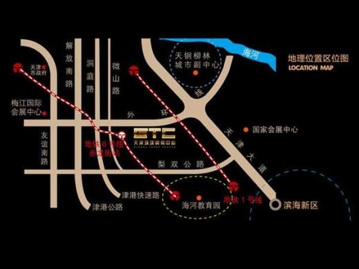 天津环球贸易中心位置图