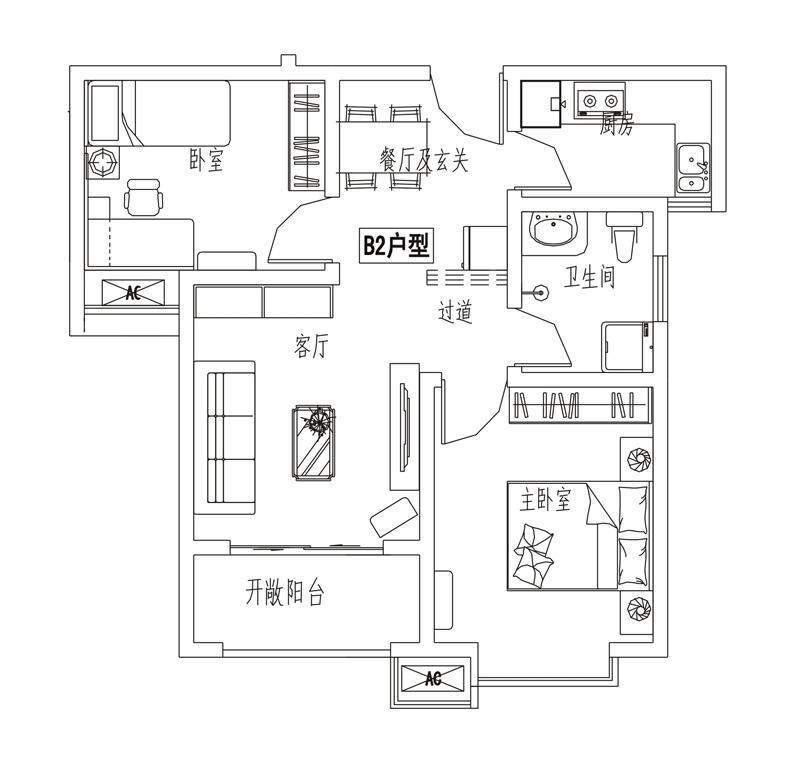 【3#】B2户型