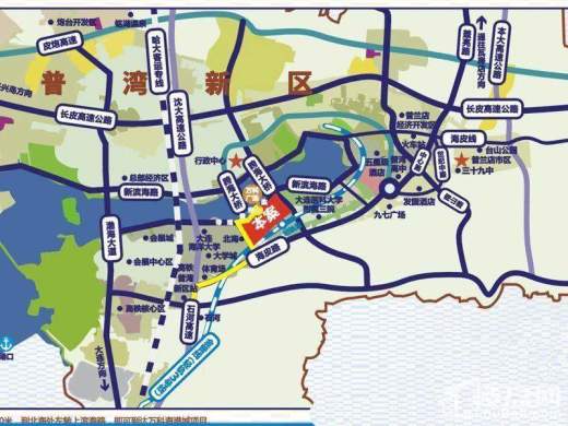 万科海港城位置图