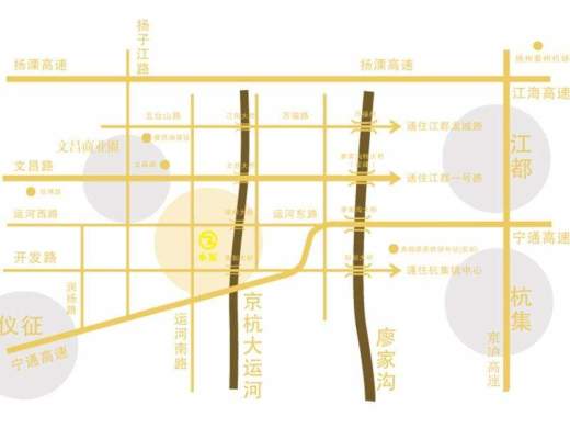 扬州中港金属交易城位置图