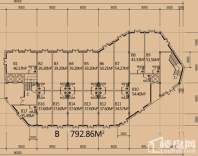 玫瑰天街4号楼1层B户型