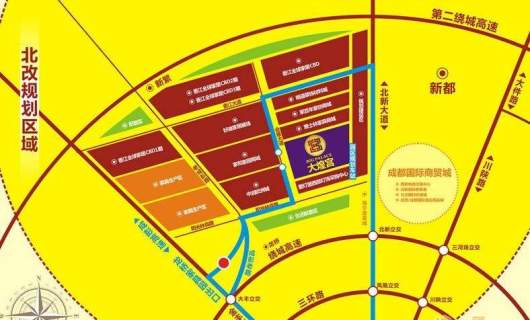 大煌宫陶瓷展贸中心位置图