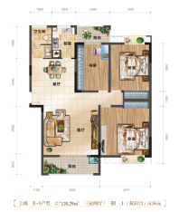上域 E-3户型