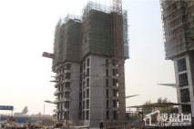 哈罗城社区实景 16#楼正在进行第9层建设