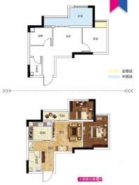 三期5号楼标准层2-07/2-06户型