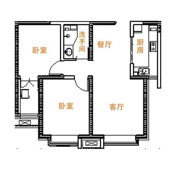 6号楼户型图C