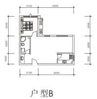 长房中庭国际B户型