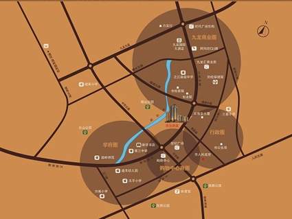 京汉君庭位置图