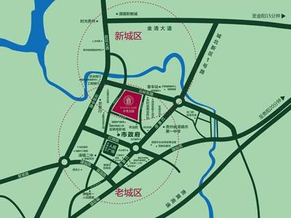 清镇中央公园位置图