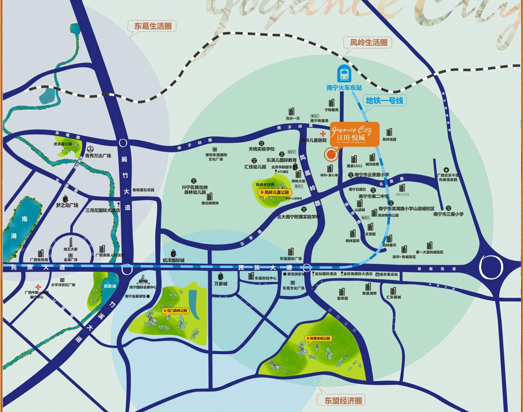 江川悦城位置图