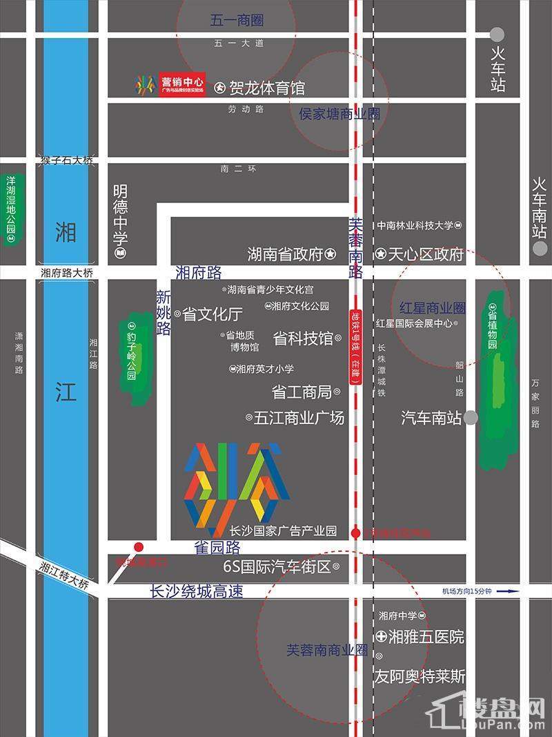 创谷区位图