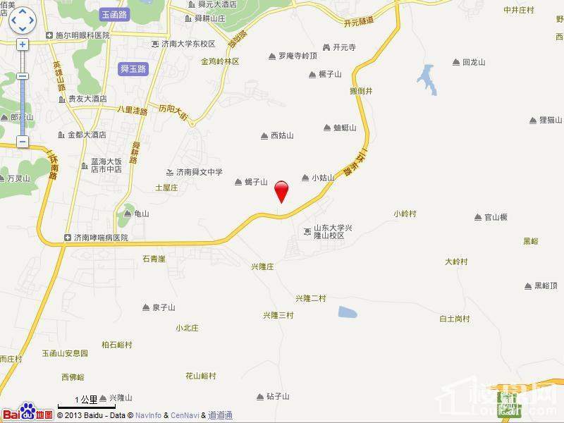济南华润城·中央公园电子地图